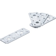 BGS Technic Flat Steel Connector | 100 x 35 x 2 mm | 4 pcs. BGS Technic Flat Steel Connector | 100 x 35 x 2 mm | 4 pcs.