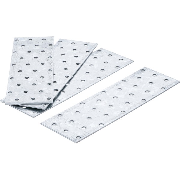 BGS Technic Flat Steel Connector Set | 200 x 60 x 2 mm | 4 pcs. BGS Technic Flat Steel Connector Set | 200 x 60 x 2 mm | 4 pcs.