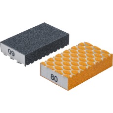 BGS Technic Abrasive Sponge Set | K 60, 80 | 2 pcs. BGS Technic Abrasive Sponge Set | K 60, 80 | 2 pcs.