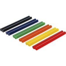 BGS Technic Glue Sticks | colored | Ø 11 mm, 150 mm | 12 pcs.