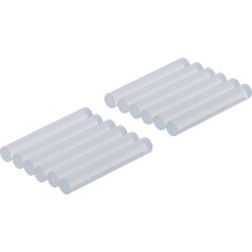BGS Technic Glue Sticks | transparent | Ø 7.5 mm, 50 mm | 12 pcs.