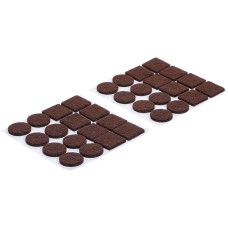 BGS Technic Felt Pad Set | brown | 32 pcs. BGS Technic Felt Pad Set | brown | 32 pcs.