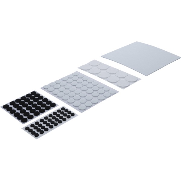 BGS Technic Felt Pad Set | self-adhesive | 131 pcs. BGS Technic Felt Pad Set | self-adhesive | 131 pcs.