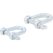 BGS Technic Shackle Set | D-Type | 2 pcs. BGS Technic Shackle Set | D-Type | 2 pcs.