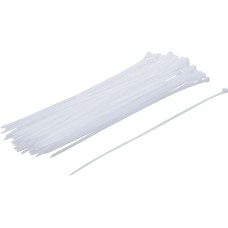 BGS Technic Cable Tie Set | white | 4.8 x 300 mm | 50 pcs. BGS Technic Cable Tie Set | white | 4.8 x 300 mm | 50 pcs.