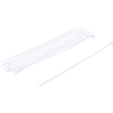 BGS Technic Cable Tie Set | white | 8.0 x 400 mm | 30 pcs.
