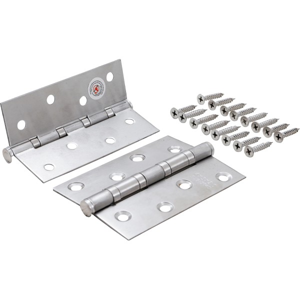BGS Technic Hinge Set | Stainless Steel | 100 x 40 mm | 2 pcs. BGS Technic Hinge Set | Stainless Steel | 100 x 40 mm | 2 pcs.