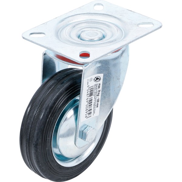 BGS Technic Swivel Castor | with Base | Ø 100 mm BGS Technic Swivel Castor | with Base | Ø 100 mm
