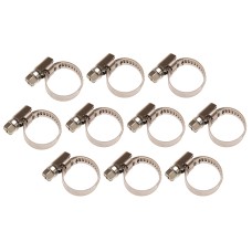 BGS Technic Hose Clamps | Stainless | 10 x 16 mm | 10 pcs.