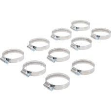 BGS Technic Hose Clamps | Stainless | 32 x 50 mm | 10 pcs.