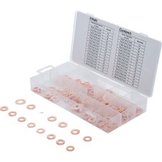 BGS Technic Injector Copper Ring Assortment | 150 pcs.