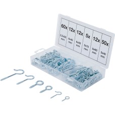 BGS Technic Screw Hook Assortment | 151 pcs. BGS Technic Screw Hook Assortment | 151 pcs.