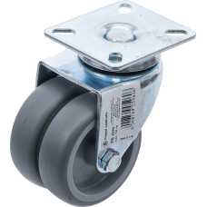 BGS Technic Double-Swivel-Castor, steerable | Ø 75 mm BGS Technic Double-Swivel-Castor, steerable | Ø 75 mm