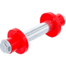 BGS Technic Axle Set for Pushcart Wheel | 128 mm | Ø 20 mm | with 2 Distance Sleeves BGS Technic Axle Set for Pushcart Wheel | 128 mm | Ø 20 mm | with 2 Distance Sleeves