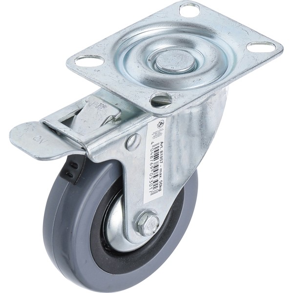 BGS Technic Castor with Brake | with Base | Ø 75 mm BGS Technic Castor with Brake | with Base | Ø 75 mm