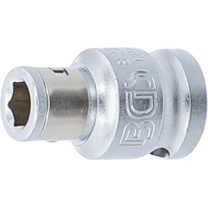 BGS Technic Bit Adaptor with retaining Ball | 10 mm (3/8