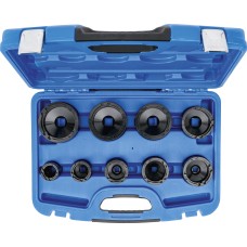 BGS Technic Groove Nut Socket Set | inside taps | KM4 - KM12 | 9 pcs.