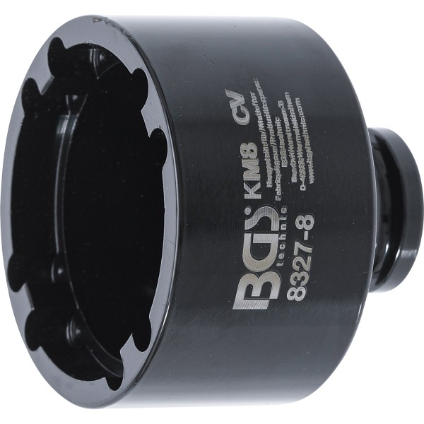 BGS Technic Groove Nut Socket | inside taps | KM8 BGS Technic Groove Nut Socket | inside taps | KM8