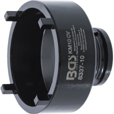 BGS Technic Groove Nut Socket | external tooth | KM10