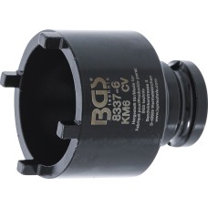 BGS Technic Groove Nut Socket | external tooth | KM6