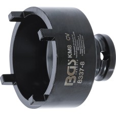 BGS Technic Groove Nut Socket | external tooth | KM8