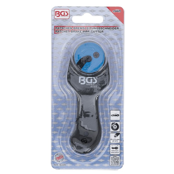 BGS Technic Braking Pipe Ratchet Cutter | 4.75 mm (3/16 BGS Technic Braking Pipe Ratchet Cutter | 4.75 mm (3/16