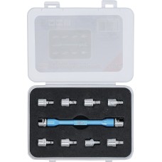BGS Technic Spoke Wrench | changeable Heads | for Motorcycles | 10 pcs.