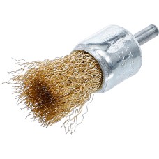 BGS Technic Steel Wire Brush | brass coated | ~ 25 mm BGS Technic Steel Wire Brush | brass coated | ~ 25 mm