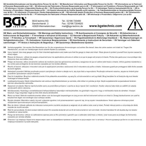 BGS Technic Measuring Tape | 16 mm x 3 m BGS Technic Measuring Tape | 16 mm x 3 m