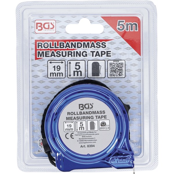 BGS Technic Measuring Tape | 19 mm x 5 m BGS Technic Measuring Tape | 19 mm x 5 m