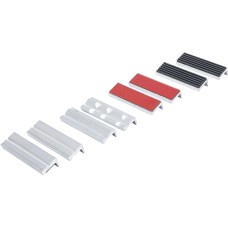 BGS Technic Bench Vice Jaw Protector Set | Aluminium | 100 mm | 8 pcs.