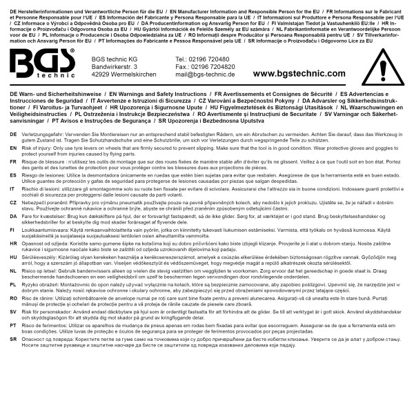 BGS Technic Tyre Lever Set | 300 - 350 - 380 mm | 3 pcs. BGS Technic Tyre Lever Set | 300 - 350 - 380 mm | 3 pcs.