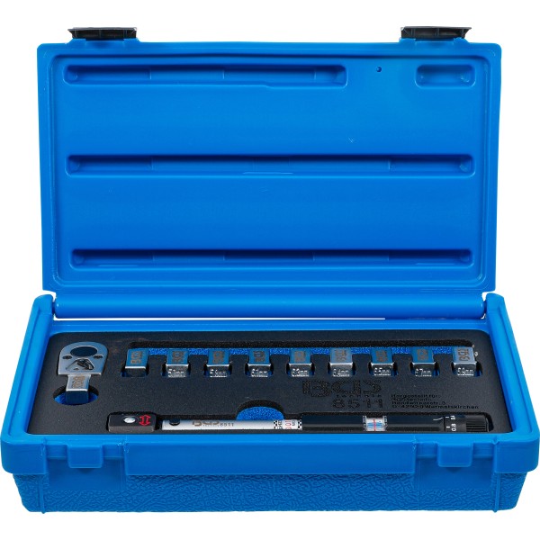 BGS Technic Spoke Torque Wrench | interchangeable Heads | 3 - 15 Nm BGS Technic Spoke Torque Wrench | interchangeable Heads | 3 - 15 Nm
