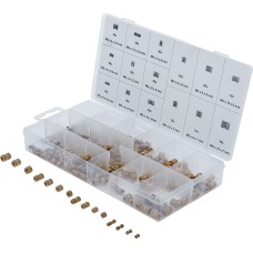 BGS Technic Insert Nut Assortment | Brass | 330 pcs.