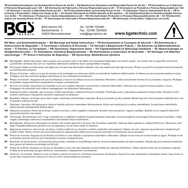 BGS Technic LED Head Lamp with Focus | 3 W BGS Technic LED Head Lamp with Focus | 3 W