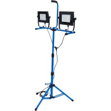 BGS Technic Duo-SMD-LED Work Flood Light | with Tripod | 2 x 70 W
