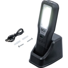 BGS Technic COB-LED Work Lamp | foldable | with Charging Station