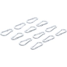 BGS Technic Snap Hooks Set | 50 x 5 mm | 12 pcs. BGS Technic Snap Hooks Set | 50 x 5 mm | 12 pcs.
