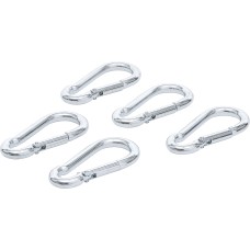 BGS Technic Snap Hooks Set | 80 x 8 mm | 5 pcs. BGS Technic Snap Hooks Set | 80 x 8 mm | 5 pcs.