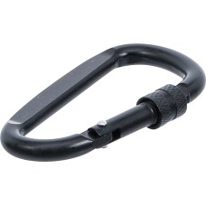 BGS Technic Snap hook | D-shape | with screw lock BGS Technic Snap hook | D-shape | with screw lock