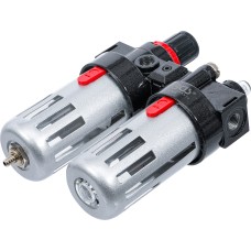 BGS Technic Air Filter / Oiler Unit with Pressure Regulator