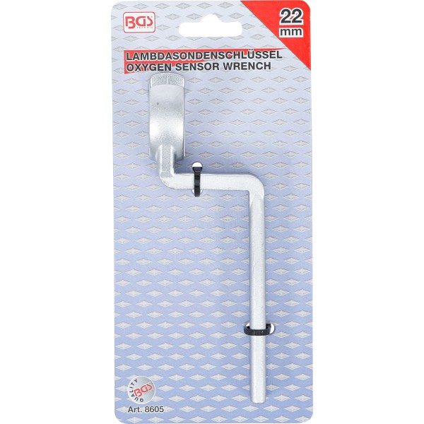 BGS Technic Special Combination Spanner for Oygen Probes, open | 22 mm BGS Technic Special Combination Spanner for Oygen Probes, open | 22 mm