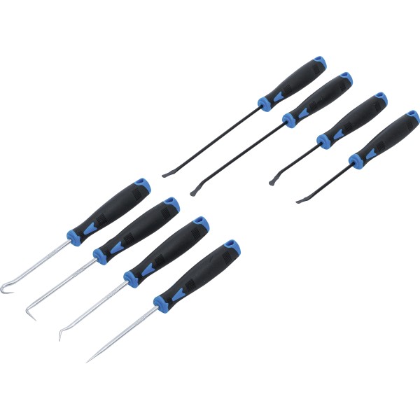 BGS Technic Hook Set with straight and rounded Tips | 8 pcs. BGS Technic Hook Set with straight and rounded Tips | 8 pcs.