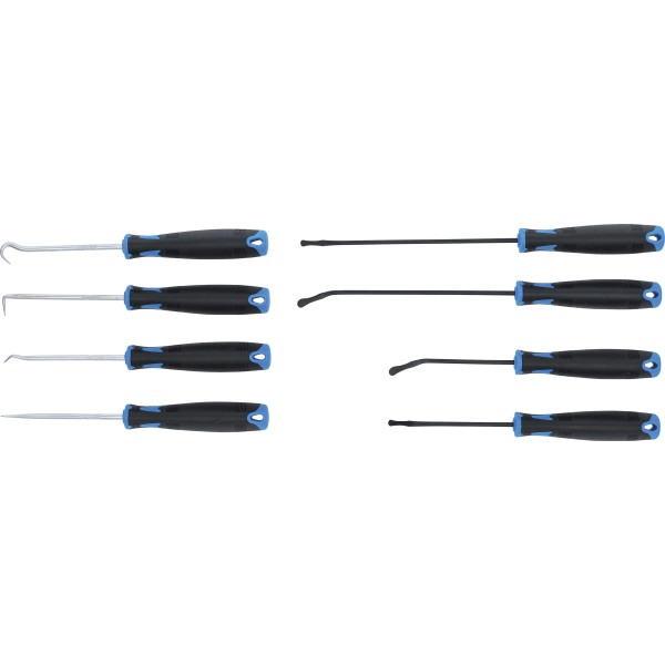 BGS Technic Hook Set with straight and rounded Tips | 8 pcs. BGS Technic Hook Set with straight and rounded Tips | 8 pcs.