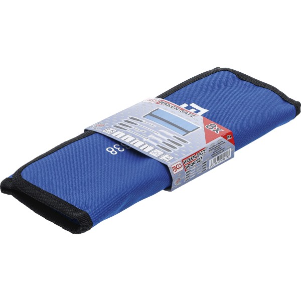 BGS Technic Hook Set with straight and rounded Tips | 8 pcs. BGS Technic Hook Set with straight and rounded Tips | 8 pcs.