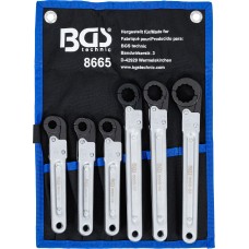 BGS Technic Line Ratchet Wrench Set | 6 pcs.