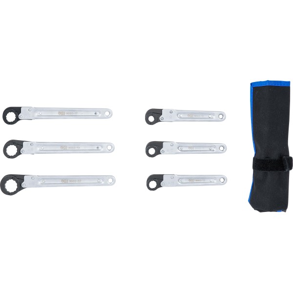 BGS Technic Line Ratchet Wrench Set | 6 pcs. BGS Technic Line Ratchet Wrench Set | 6 pcs.
