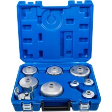 BGS Technic Oil Filter Wrench Set | Ø 27 - 88.8 mm | 9 pcs.