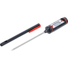 BGS Technic Digital Thermometer with Stainless Steel Sensor Probe