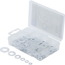 BGS Technic Washer Assortment | Ø 4 - 12 mm (internal diameter) | 130 pcs.